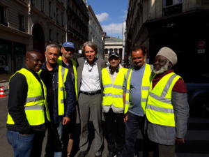 avec le maire Jacques Boutault vendredi